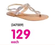 Ladies Fashion Sandals 347009-Each