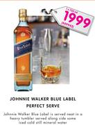 Johnnie Walker Blue Label Perfect Serve-750ml