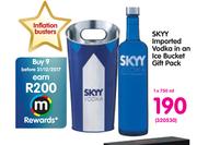 Skyy Imported Vodka In An Ice Bucket Gift pack-750ml