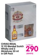 Chivas Regal 12 Yo Blended Scotch Whisky & 2 Miniatures-50ml In Gift Pack-750ml