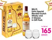 Bell's Extra Special Blended Scotch Whisky & 2 Glasses In Gift Pack-750ml 