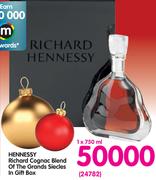 Hennessy Richard Cognac Blend Of The Grands Siecles In Gift Box-750ml