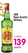J&B Rare Scotch Whisky-750ml
