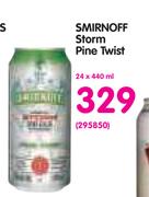 Smirnoff Storm Pine Twist-24 x 440ml