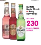Bernini Blush, Classic Or Ruby Berry NRBs-24 x 275ml