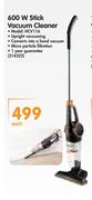 600W Stick Vacuum Cleaner HCV116-Each
