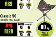 Camp Master Classic 50 Tripod Stool Camo