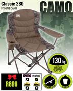 Camp Master Camo Classic 280 Fishing Chair