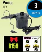 Camp Master 12V 3 Nozzles Pump