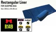 Camp Master Rectangulat Liner For Sleeping Bag 200x85Cm