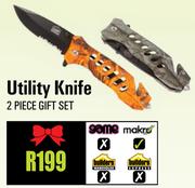 Camp Master Utility Knife 2 Piece Gift Set