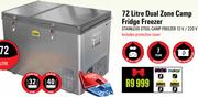 Camp Master 72Ltr Dual Zone Camp Fridge Freezer