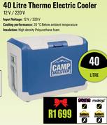 Camp Master 40Ltr Thermo Electric Cooler 12V/220V