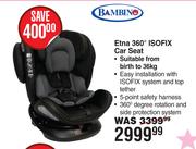 BamBino Etna 360° ISOFIX Car Seat