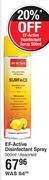 Ef-Active Disinfectant Spray Assorted-500ml