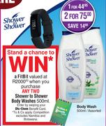Shower To Shower Body Wash-500ml Each