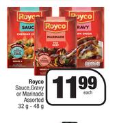 Royco Sauce, Gravy Or Marinade Assorted-32g-48g Each