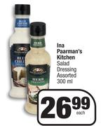 Ina Paarman's Kitchen Salad Dressing Assorted-300ml Each