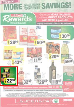 SUPERSPAR EASTERN CAPE : Grand Cash Giveaway (22 February - 07 March 2022) | Valid In Bluewater Bay, Despatch, Gelvandale, Hunters Retreat, Nick's Food Berea, Mount Pleasant, Newton Park, Sunridge, page 16