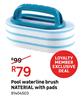 Naterial Pool Waterline Brush With Pads