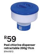 Pool Chlorine Dispenser Retractable 200g 17cm
