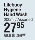 Lifebuoy Hygiene Hand Wash Assorted-200ml