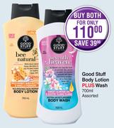 Good Stuff Body Lotion Plus Wash Assorted-700ml For Both