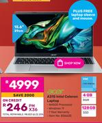 Acer 15.6"(39cm) A315  Intel Celeron Laptop