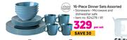 Always Home 16 Piece Dinner Sets Assorted-Per Set