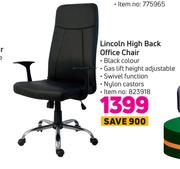 Lincoln High Back Office Chair