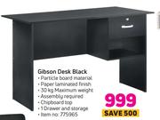 Gibson Desk Black