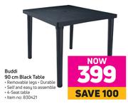 Buddi 90cm Black Table