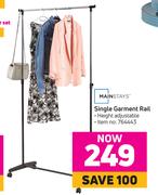 Mainstays Single Garment Rail