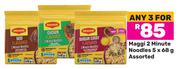Maggi 2 Minute Noodles Assorted-For Any 3 x 5 x 68g