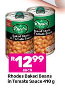 Rhodes Baked Beans In Tomato Sauce-410g Each