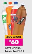 Soft Drinks Assorted-For Any 4 x 1.5L