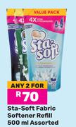 Sta Soft Fabric Softener Refill Assorted-For Any 2 x 500ml