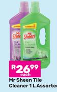 Mr Sheen Tile Cleaner Assorted-1L Each