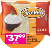 Spekko Long Grain Parboiled Rice-2Kg Each