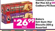 Bakers Eet-Sum-Mor Biscuits Assorted-200g Each