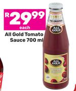All Gold Tomato Sauce-700ml Each