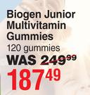 Biogen Junior Multivitamin Gummies 120 Gummies