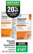Equazen Health Supplement 180 Chewable Capsules Or 180 Capsules-Each