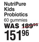 NutriPure Kids Probiotics-60 Gummies