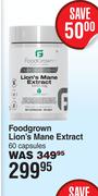 Foodgrown Lion's Mane Extract-60 Capsules