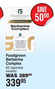 Foodgrown Berberine Complex-60 Capsules