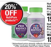 NutriPure Kids Probiotics-60 Gummies