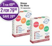 Stress No More-For 1 x 10 Capsules