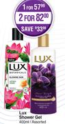 Lux Shower Gel Assorted-For 1 x 400ml