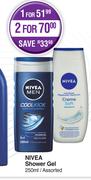 Nivea Shower Gel Assorted-For 1 x 250ml